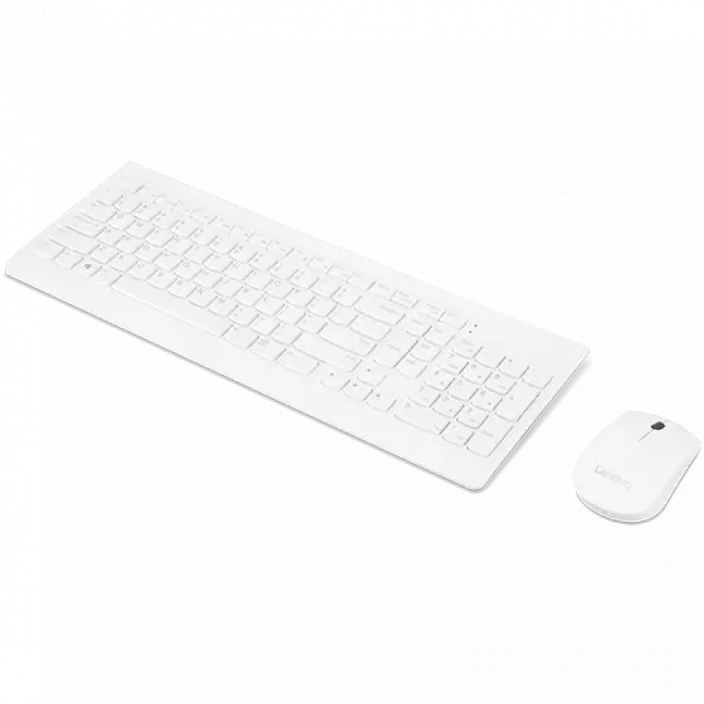 Клавиатура + мышь Lenovo 510 Wireless Combo Keyboard & Mouse White GX31F38001 - миниатюра 5