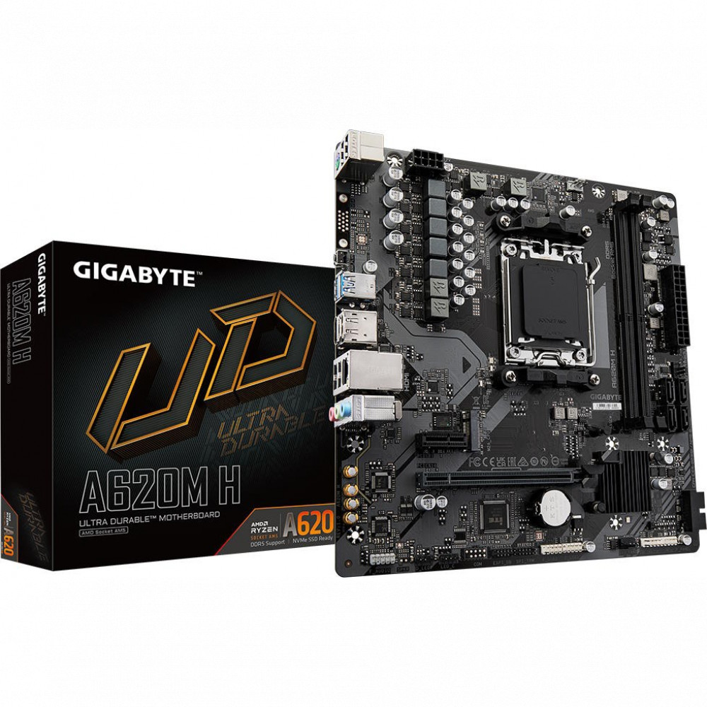 Материнская плата Gigabyte A620M H Micro-ATX, AMD AM5 - миниатюра 10