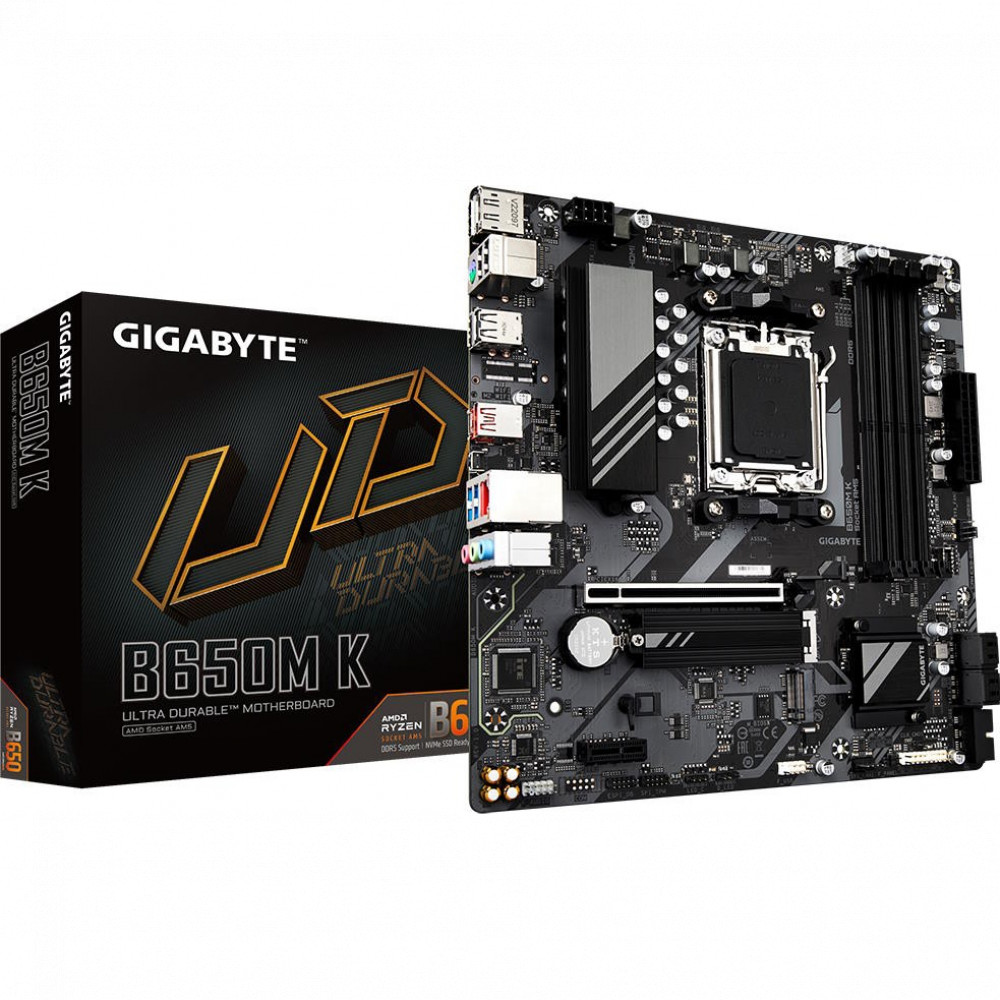 Материнская плата Gigabyte B650M K Micro-ATX, AMD AM5 - миниатюра 10