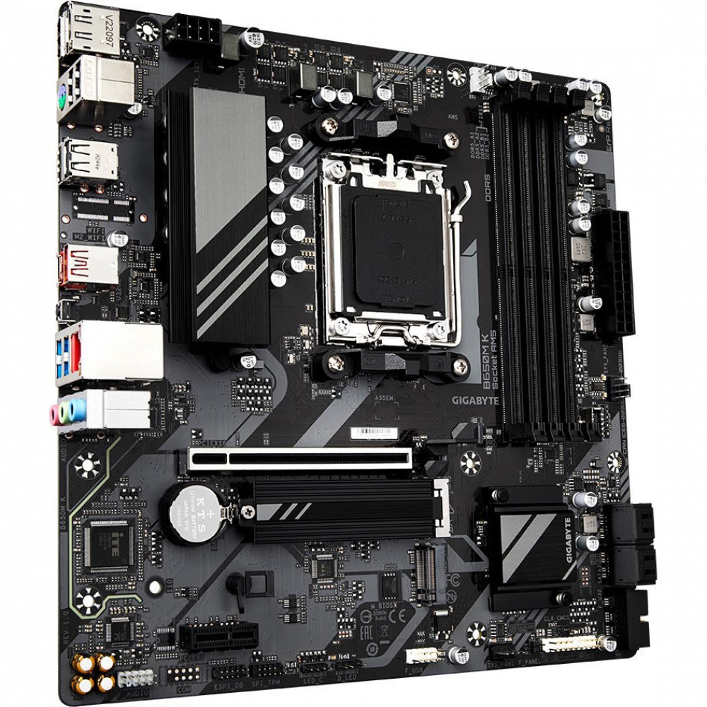 Материнская плата Gigabyte B650M K Micro-ATX, AMD AM5 - миниатюра 6