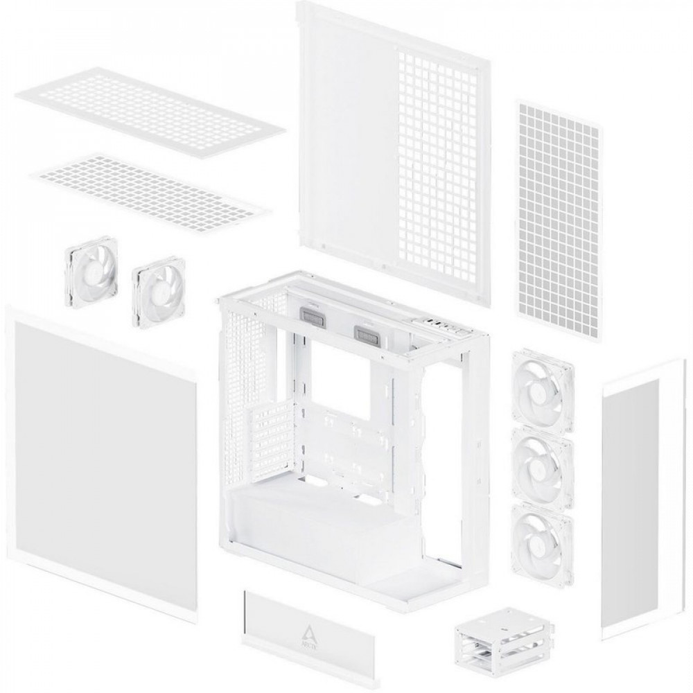 Корпус ARCTIC Xtender White ACPCC00014A Mid-Tower - миниатюра 7
