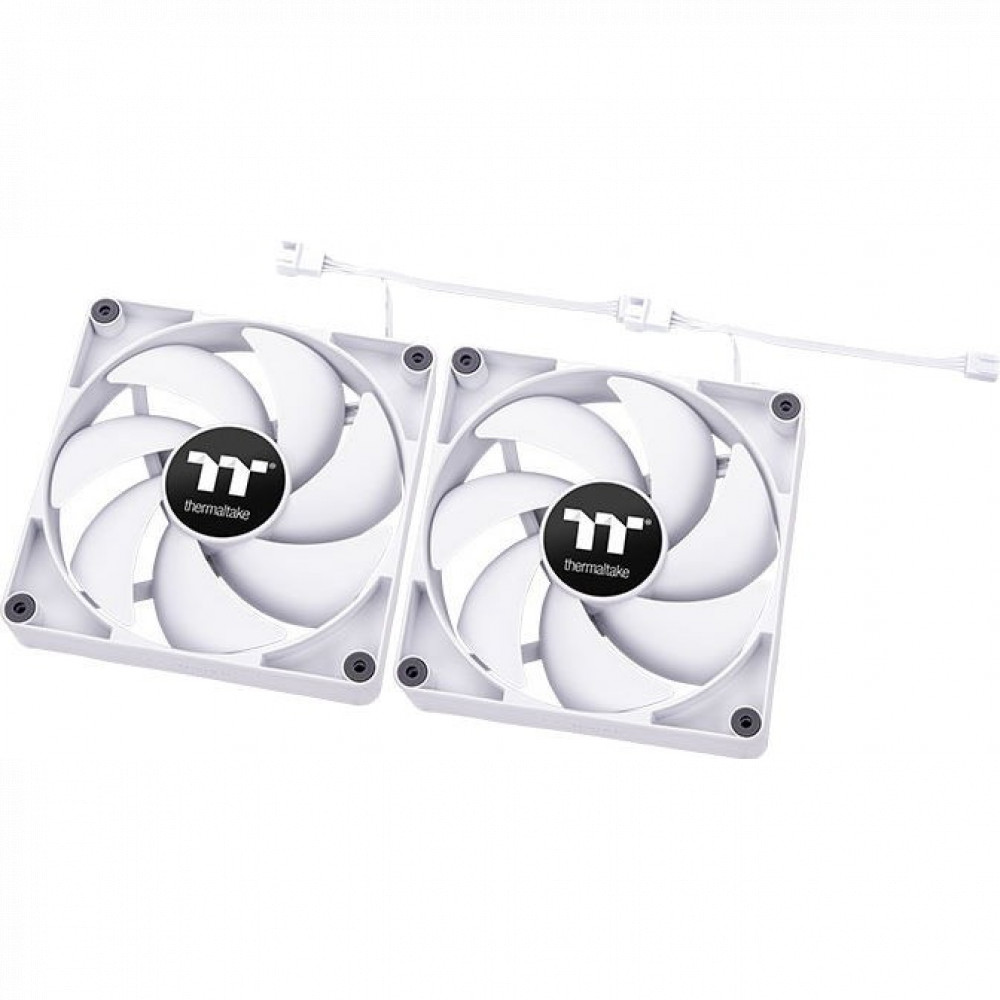 Система охлаждения Thermaltake CT120 PC Cooling Fan White (2 pack) CL-F151-PL12WT-A Для системного блока - миниатюра 9