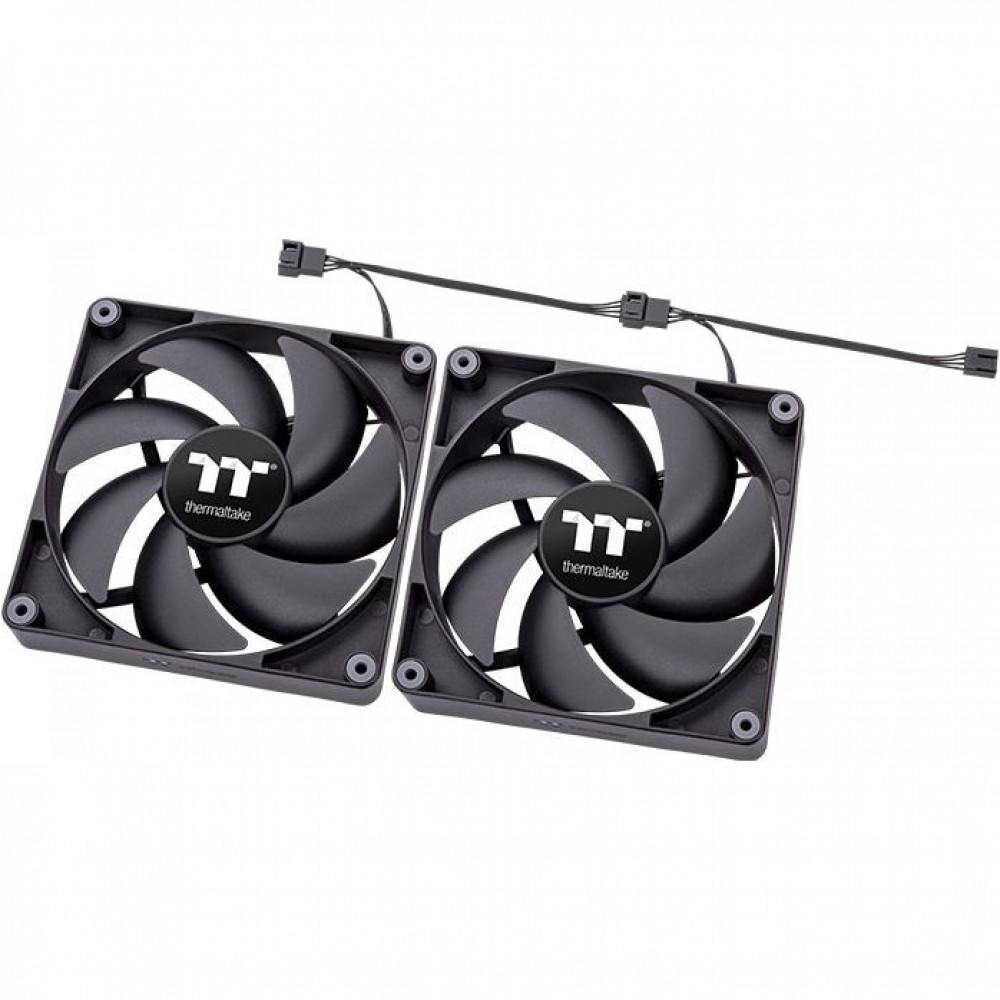 Система охлаждения Thermaltake CT140 PC Cooling Fan (2 pack) CL-F148-PL14BL-A Для системного блока - миниатюра 9