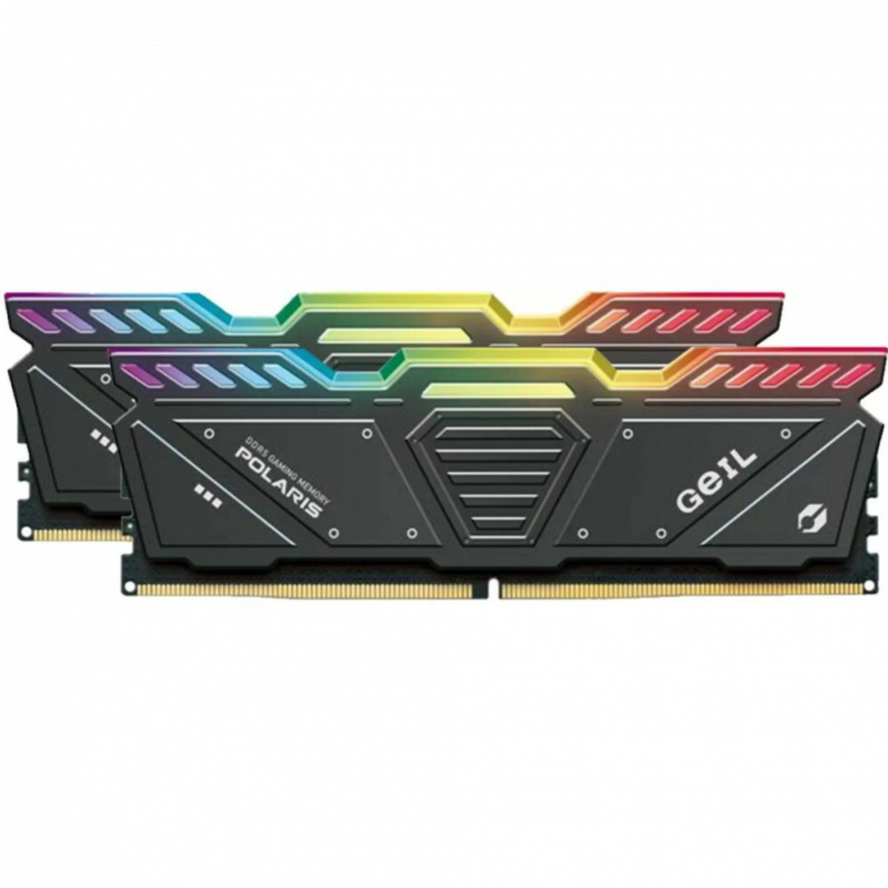 ОЗУ Geil POLARIS RGB Titanium Gray GOSG532GB5600C38ADC DIMM, DDR5, 32 Гб (2 х 16 Гб), 5600 МГц - миниатюра 5