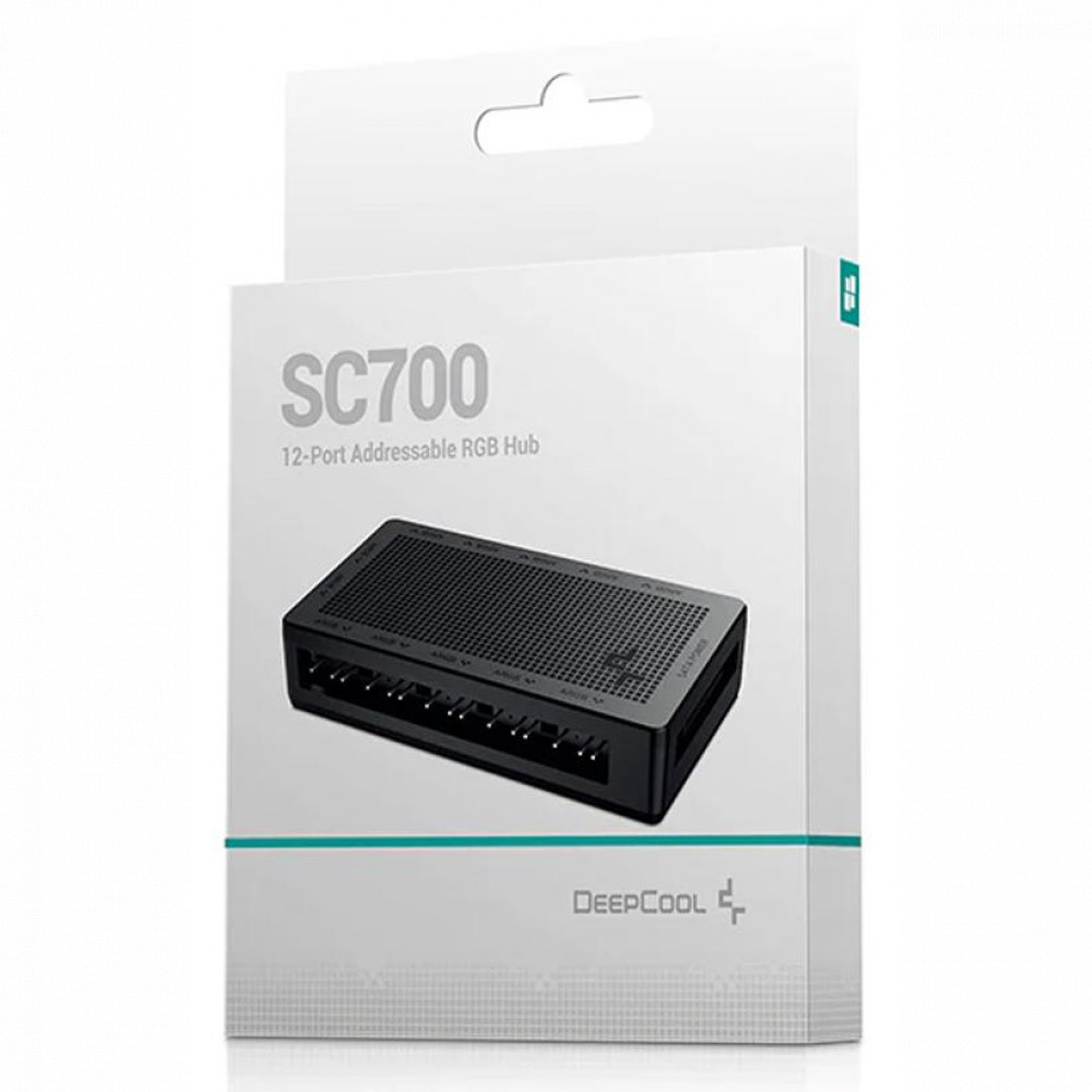 Система охлаждения Deepcool SC700 HUB (5В) R-SC700-BKNSNN-G Контроллер (переходник) - миниатюра 6