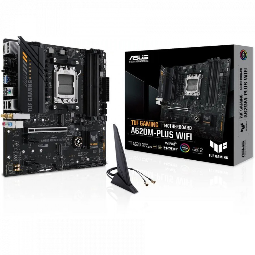 Материнская плата Asus TUF GAMING A620M-PLUS WIFI Micro-ATX, AMD AM5 - миниатюра 13