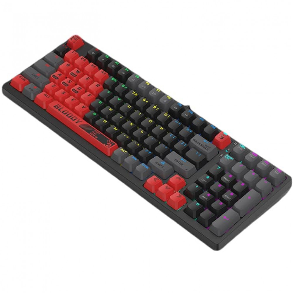 Клавиатура A4Tech S98-RED Проводная, USB - миниатюра 6