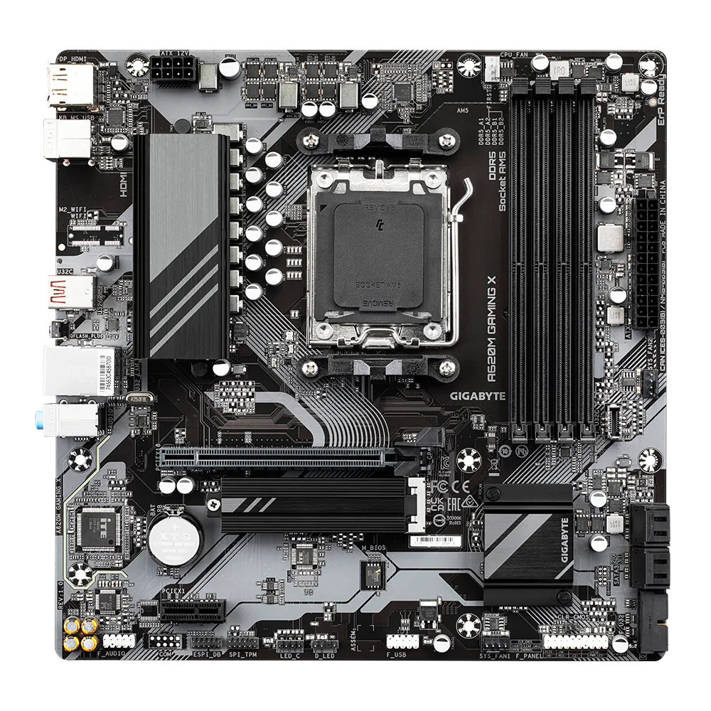 Материнская плата Gigabyte A620M GAMING X Micro-ATX, AMD AM5 - миниатюра 7