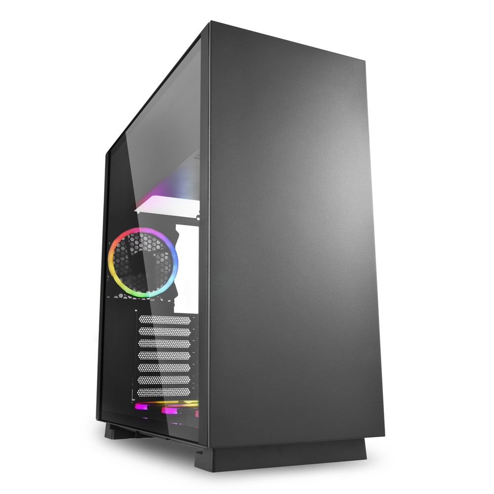 Корпус Sharkoon PURE STEEL BLACK RGB Mid-Tower - миниатюра 9