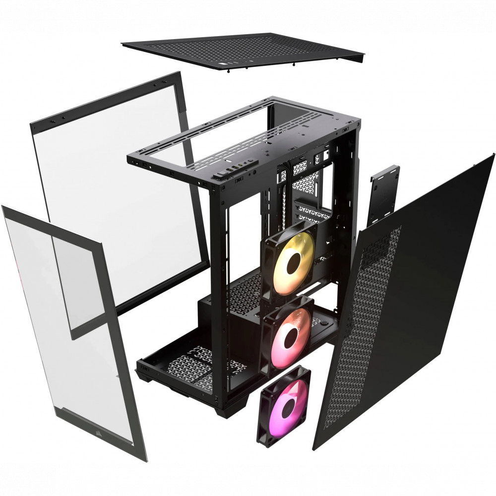 Корпус Corsair iCUE Link 3500X RGB Black CC-9011280-WW Mid-Tower - миниатюра 8