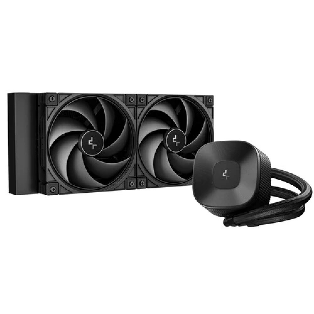 Система охлаждения Deepcool LE240 V2 Zero Dark R-LE240ZERO-BKLNMD-G-1 Для процессора - миниатюра 2
