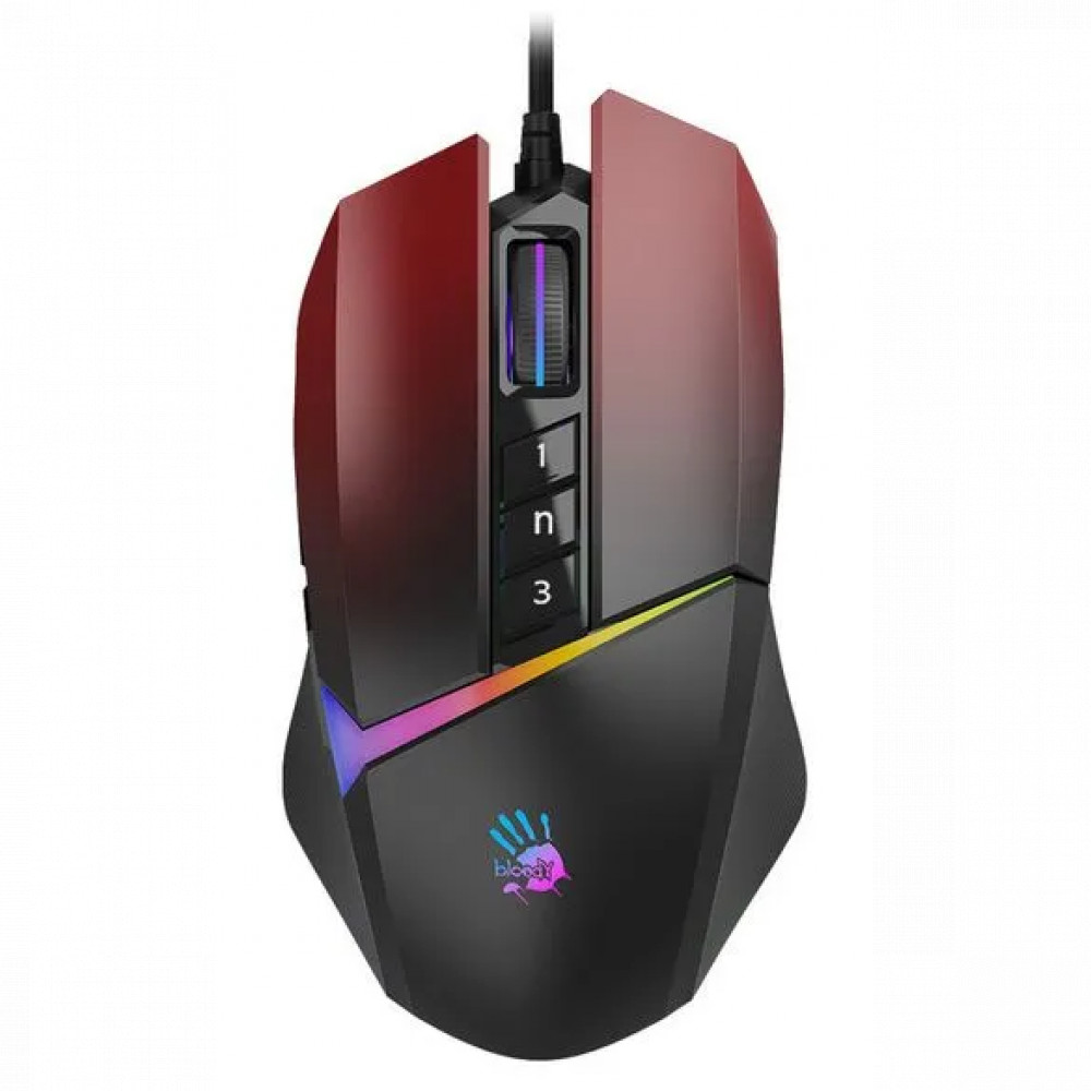 Мышь A4Tech Bloody W60 MAX GRADIENT RED ACTIVATED Игровые, Проводная - миниатюра 4