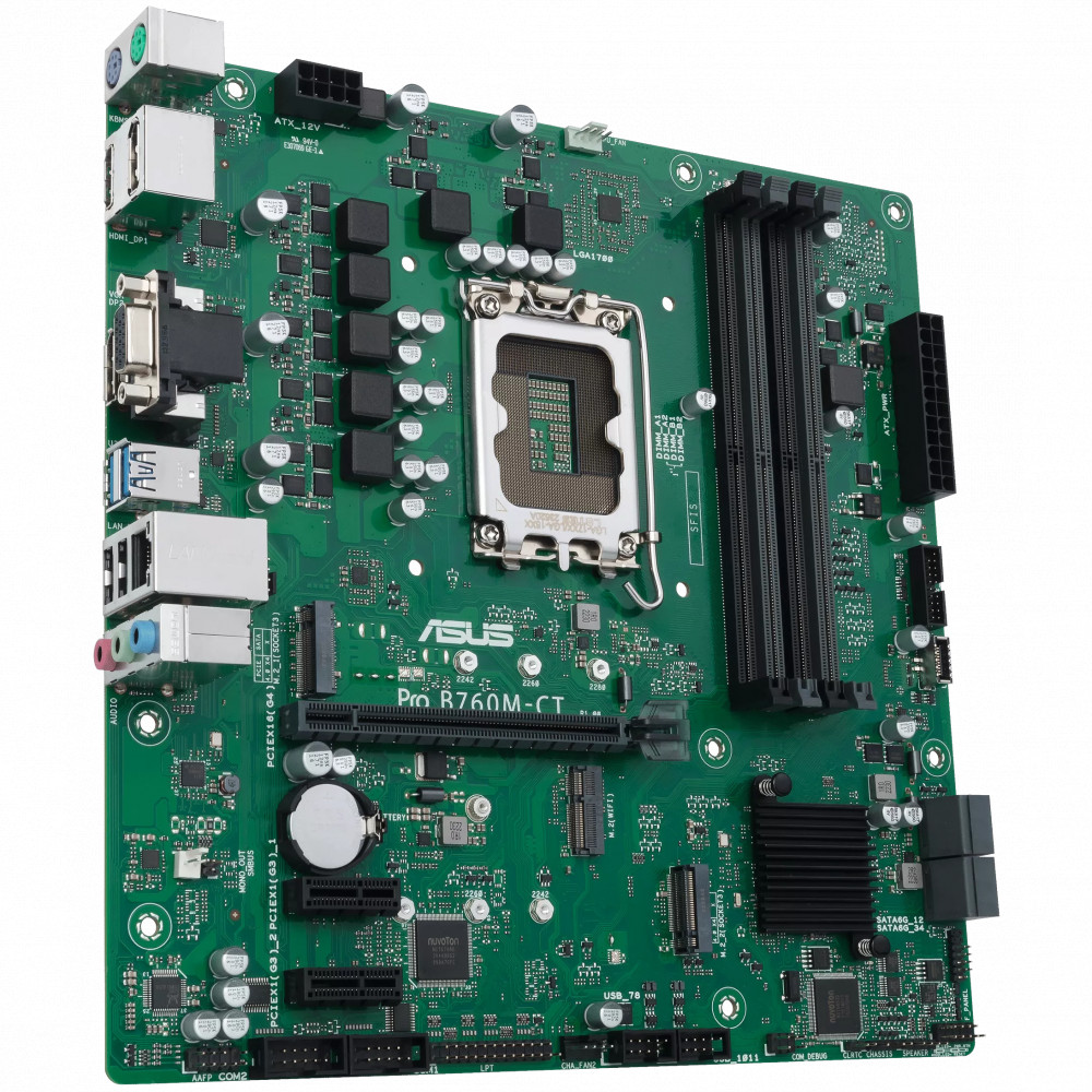 Материнская плата Asus Pro B760M-CT-CSM Micro-ATX, LGA 1700 - миниатюра 10