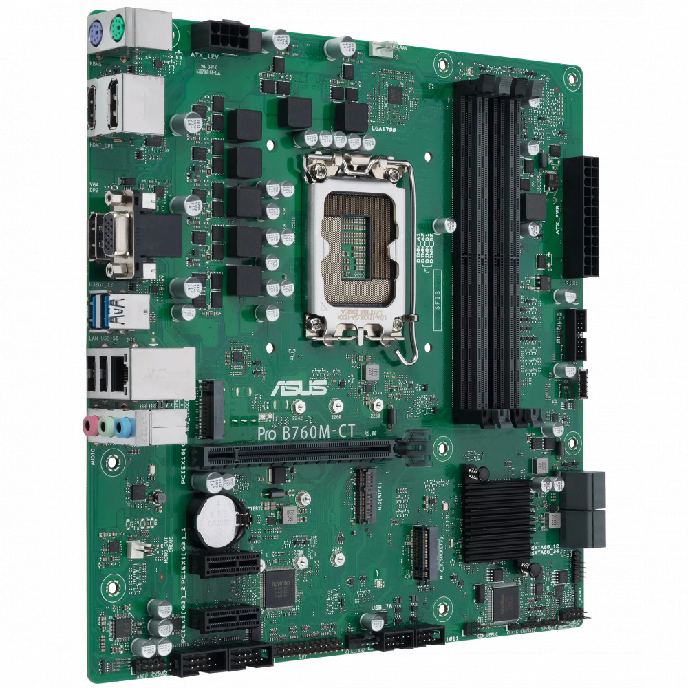 Материнская плата Asus Pro B760M-CT-CSM Micro-ATX, LGA 1700 - миниатюра 8