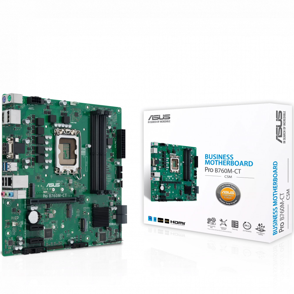 Материнская плата Asus Pro B760M-CT-CSM Micro-ATX, LGA 1700 - миниатюра 13