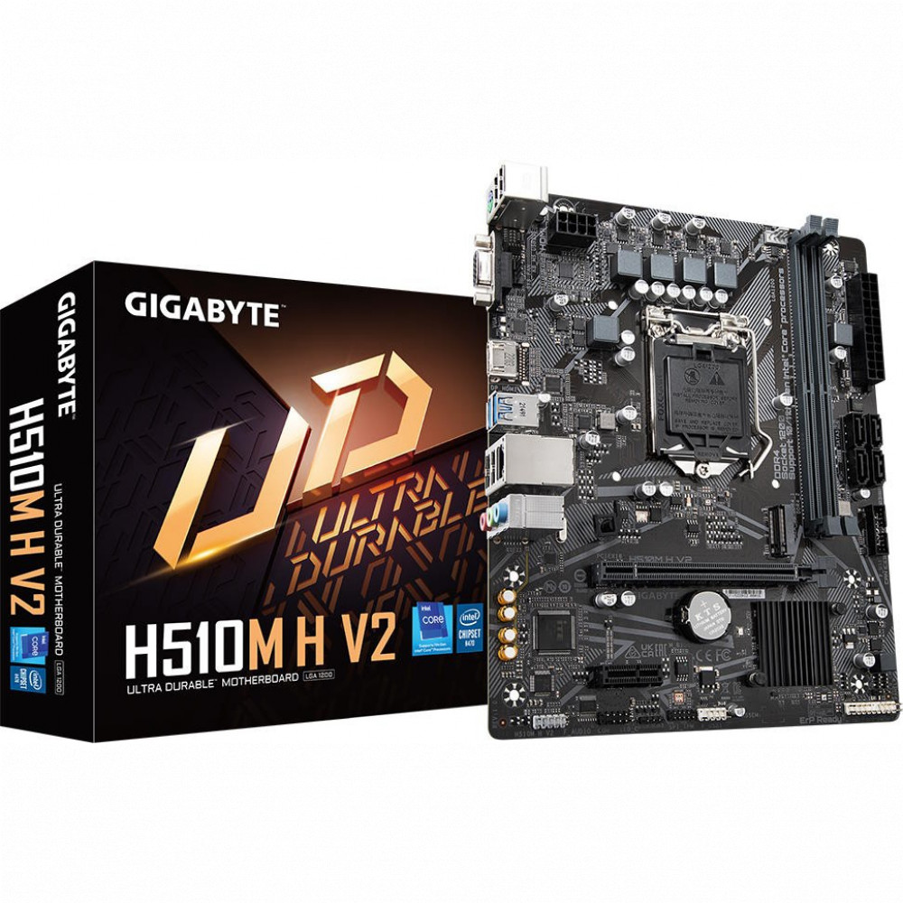 Материнская плата Gigabyte H510M H V2 Micro-ATX, LGA 1200 - миниатюра 10