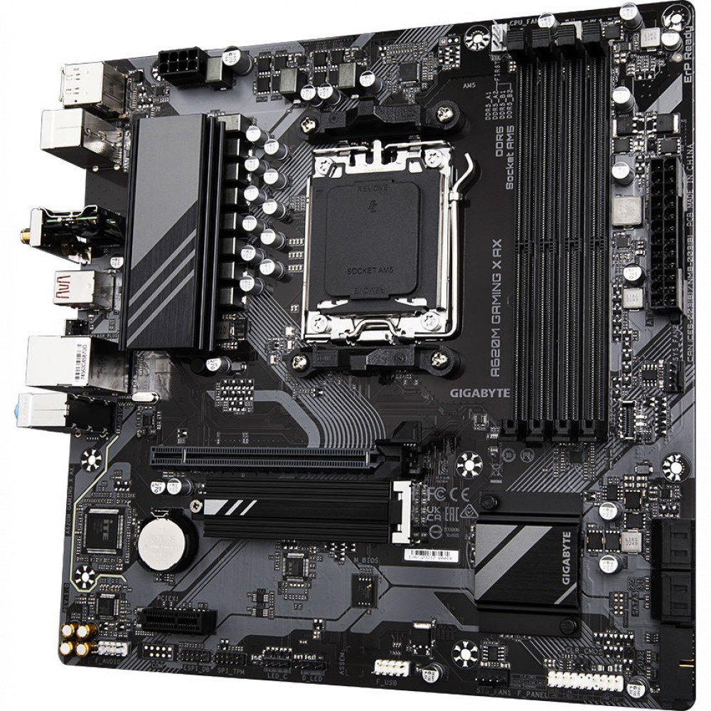 Материнская плата Gigabyte A620M GAMING X AX Micro-ATX, AMD AM5 - миниатюра 9