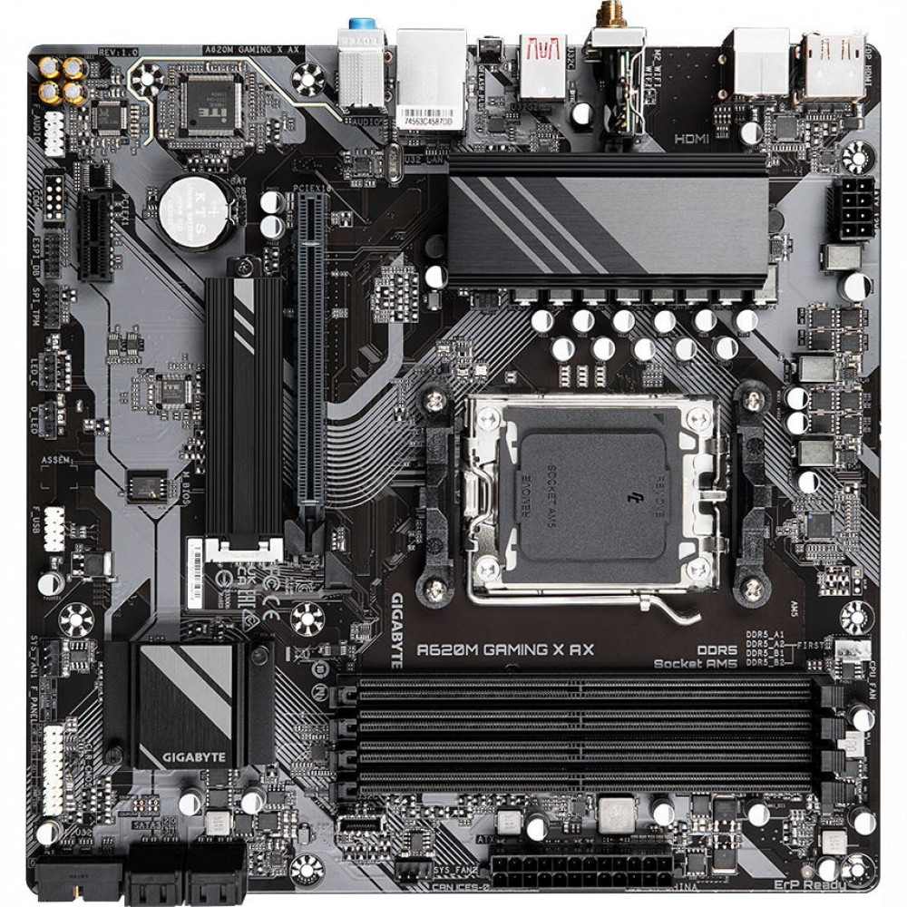 Материнская плата Gigabyte A620M GAMING X AX Micro-ATX, AMD AM5 - миниатюра 10