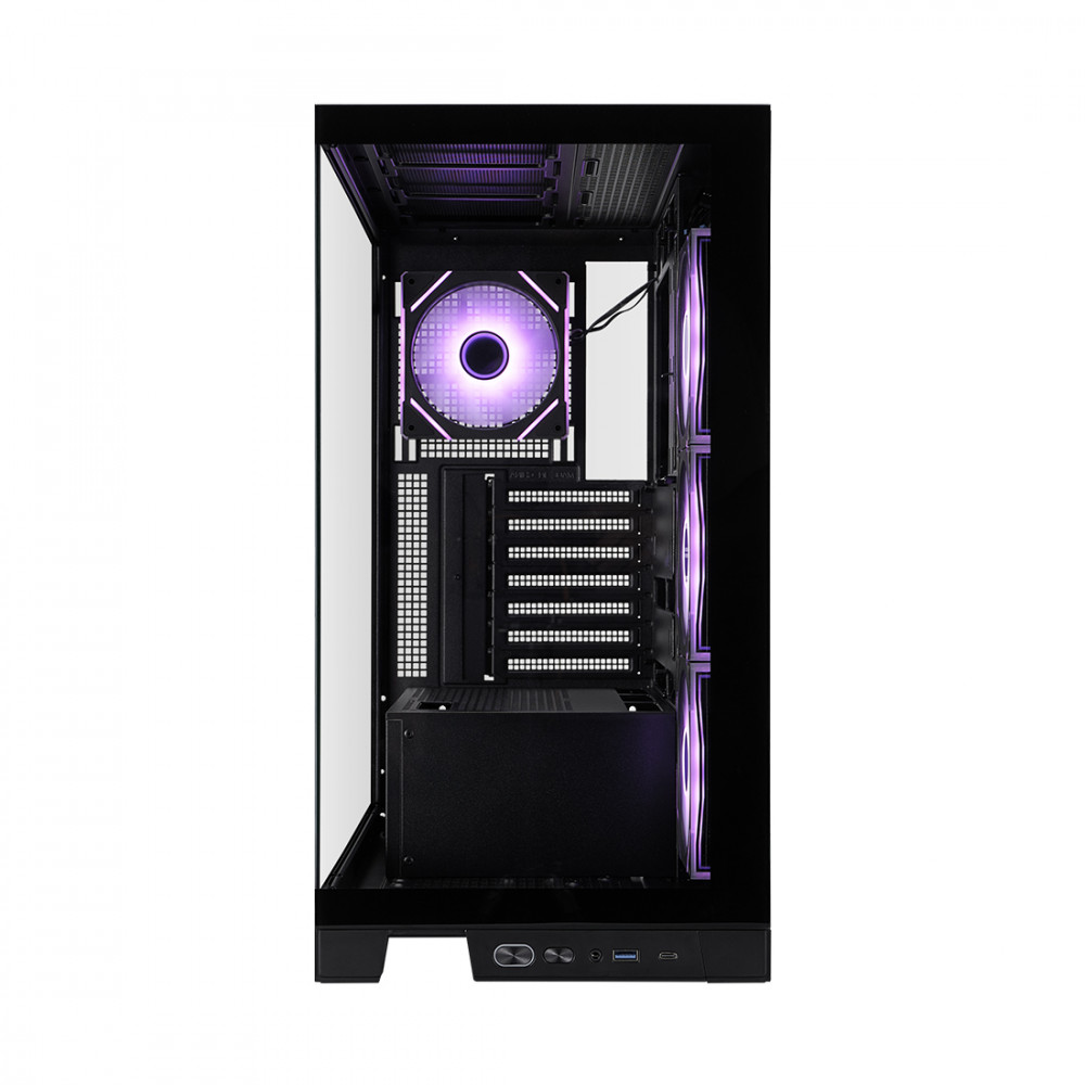 Корпус 1STPLAYER Mi8 Black Mi8-BK-3FC7R-1FC7 Mid-Tower - миниатюра 6