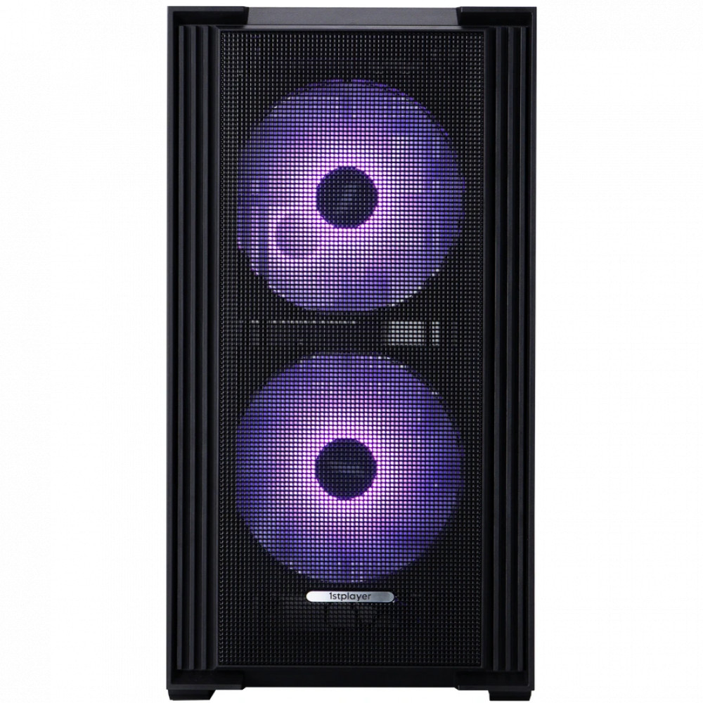 Корпус 1STPLAYER AU6 ARGB Black AU6-BK-2FA7-14-2FA7R-1FA7 Mini-Tower - миниатюра 7