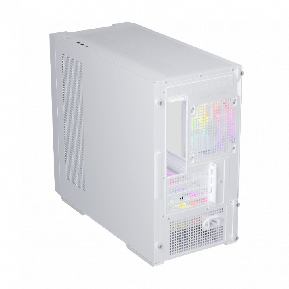 Корпус 1STPLAYER AU6 White AU6-WH-2FA7-14-W-2FA7R-W-1FA7-W Mini-Tower - миниатюра 8