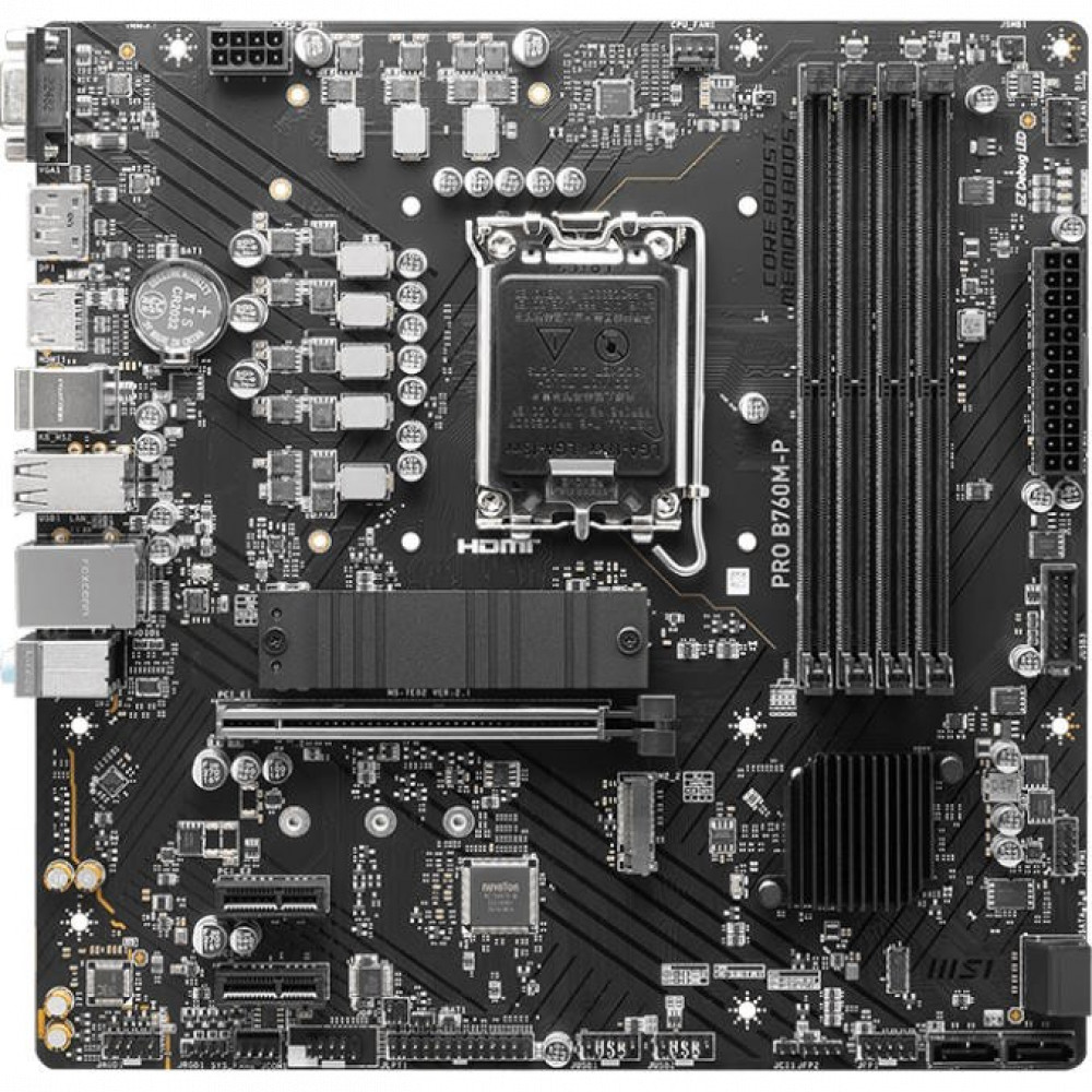Материнская плата MSI PRO B760M-P Micro-ATX, LGA 1700 - миниатюра 7