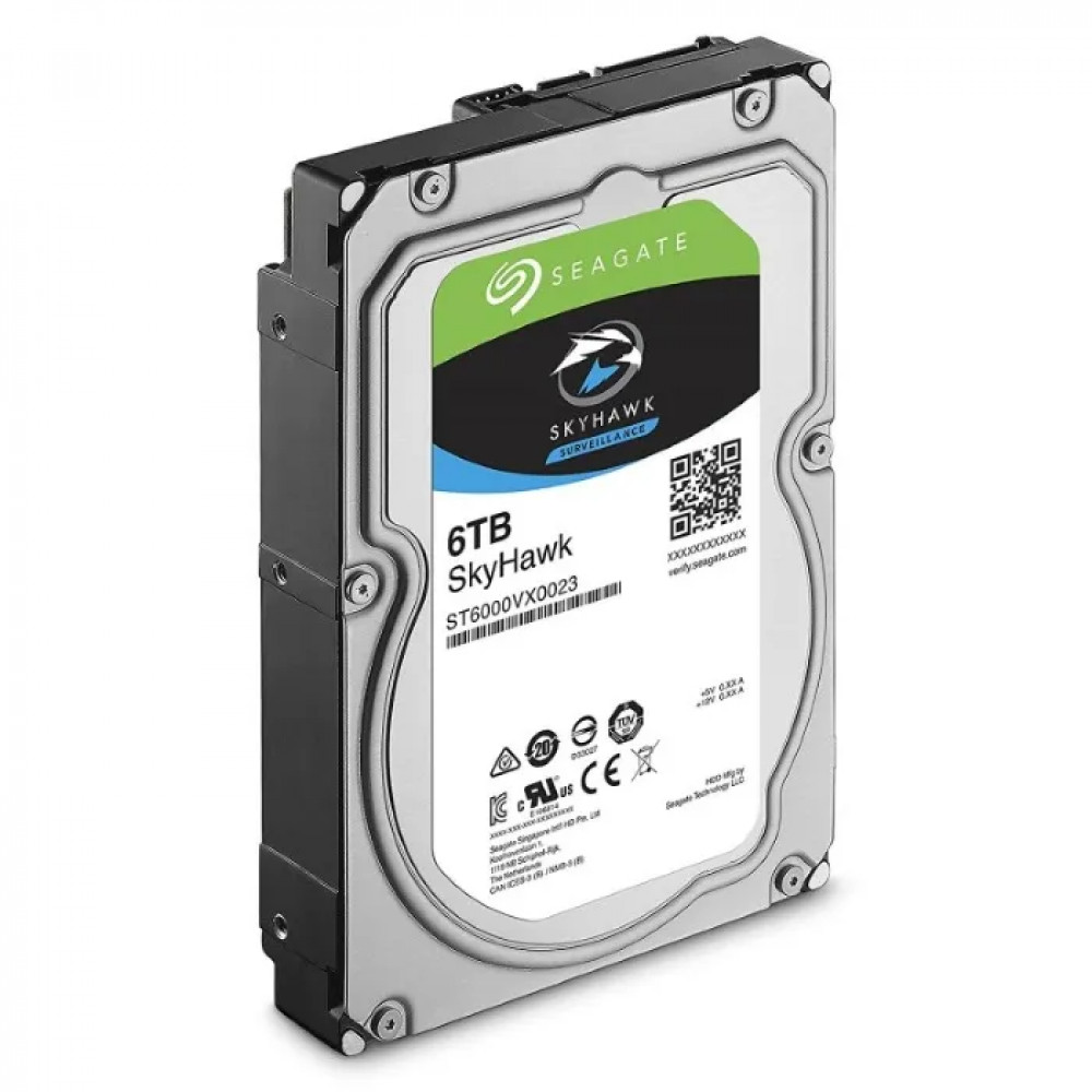 Жесткий диск Seagate SkyHawk Surveillance ST6000VX009 HDD (классические), 6 ТБ, 3.5 дюйма, SATA - миниатюра 4