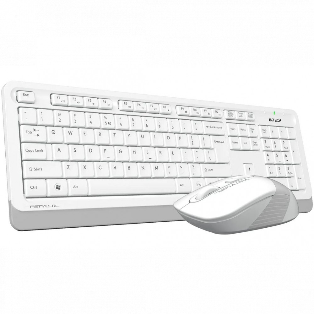 Клавиатура + мышь A4Tech Fstyler FG1010S White FG1010S-White Fstyler - миниатюра 12