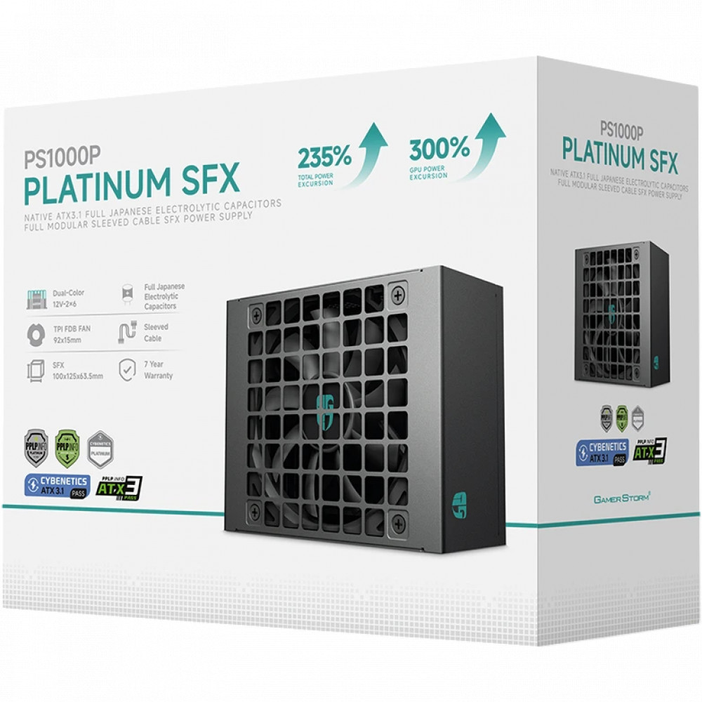 Блок питания GamerStorm PS1000P R-PSA00P-FE0B-WGEU 1000 Вт - миниатюра 10