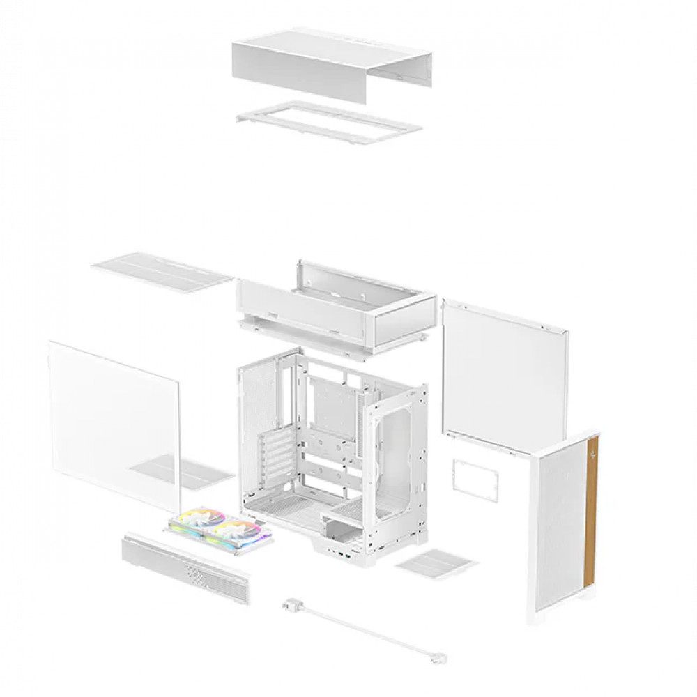 Корпус Deepcool CL660, R-CL660-WHNNA0-G-1 Mid-Tower - миниатюра 9