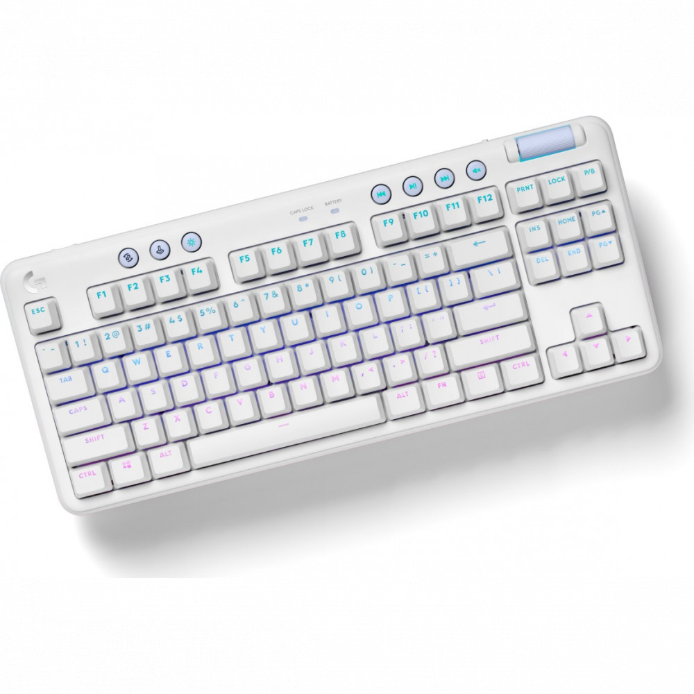 Клавиатура Logitech G715 TKL LIGHTSPEED RGB OFF WHITE 920-010691 Беспроводная, Bluetooth - миниатюра 5