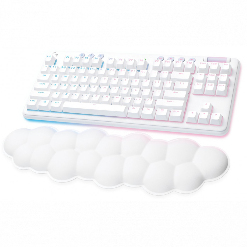 Клавиатура Logitech G715 TKL LIGHTSPEED RGB OFF WHITE 920-010691 Беспроводная, Bluetooth - миниатюра 7