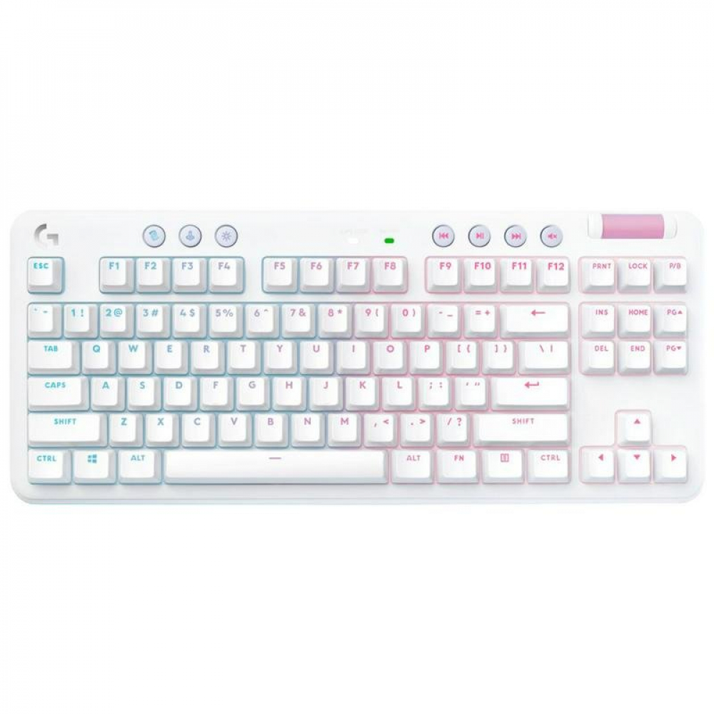 Клавиатура Logitech G715 TKL LIGHTSPEED RGB OFF WHITE 920-010464 Беспроводная, Bluetooth - миниатюра 6