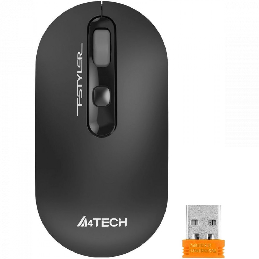 Мышь A4Tech FSTYLER FG20S GREY FG20S USB GREY Бюджетные, Беспроводная - миниатюра 7