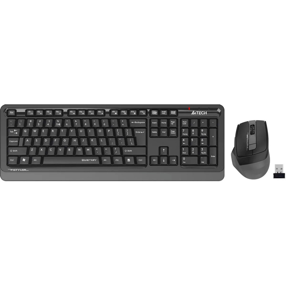 Клавиатура + мышь A4Tech Fstyler FGS1035Q FGS1035Q GREY - миниатюра 4
