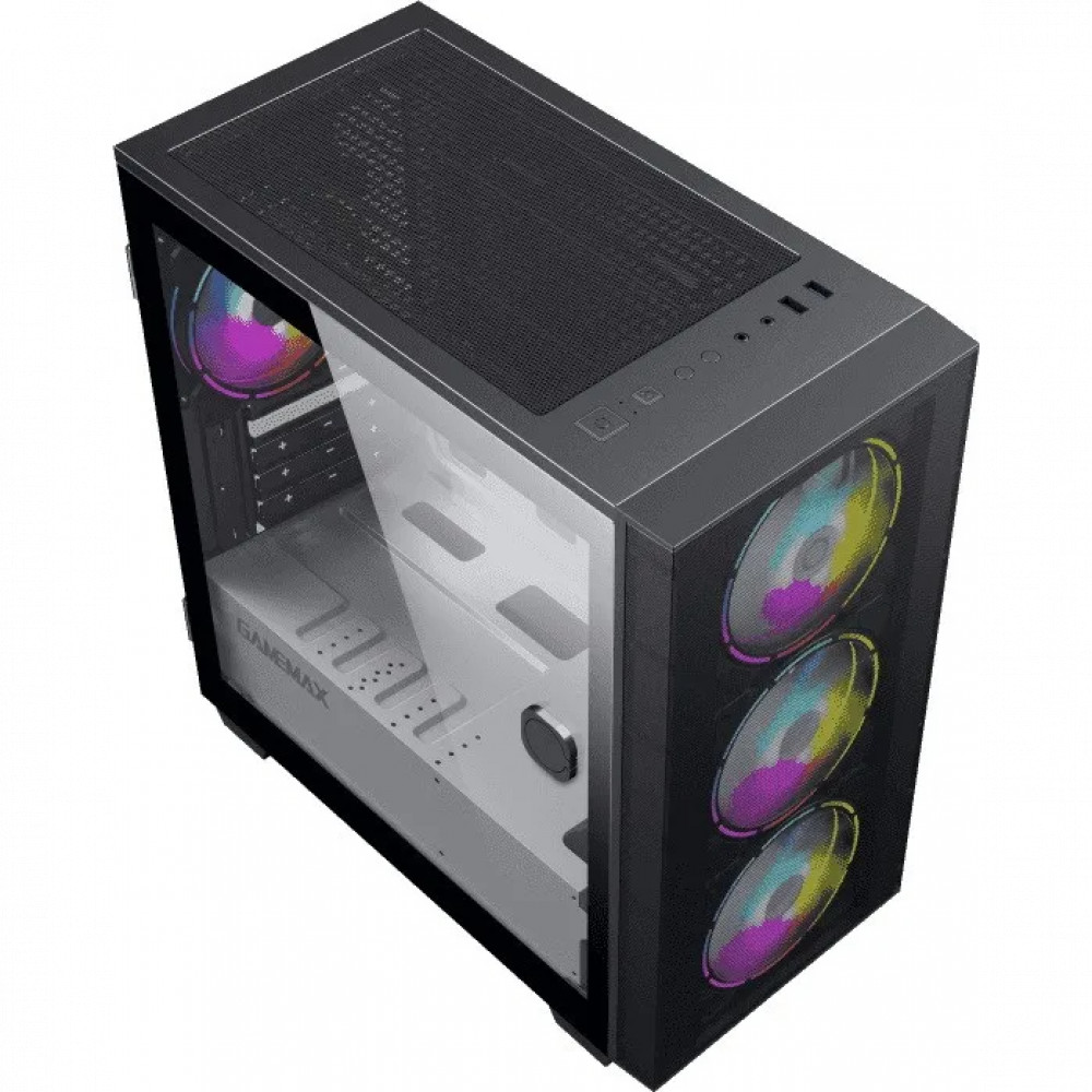 Корпус GameMax Aero mini Black 1110-6607R0017 Mini-Tower - миниатюра 7
