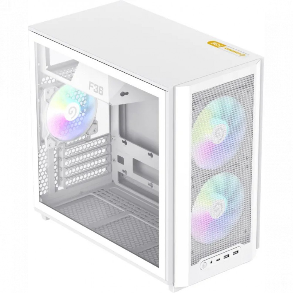 Корпус GameMax F36 WH - White 1116-4036R0010 Mini-Tower - миниатюра 7