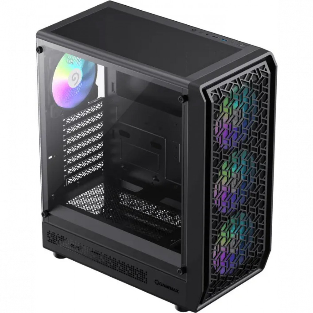 Корпус GameMax Forge AB - Black 1115-3801R0007 Mid-Tower - миниатюра 7