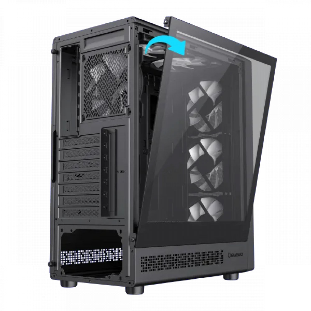 Корпус GameMax Storm 2 AB Black 1115-3803R0006 Mid-Tower - миниатюра 7