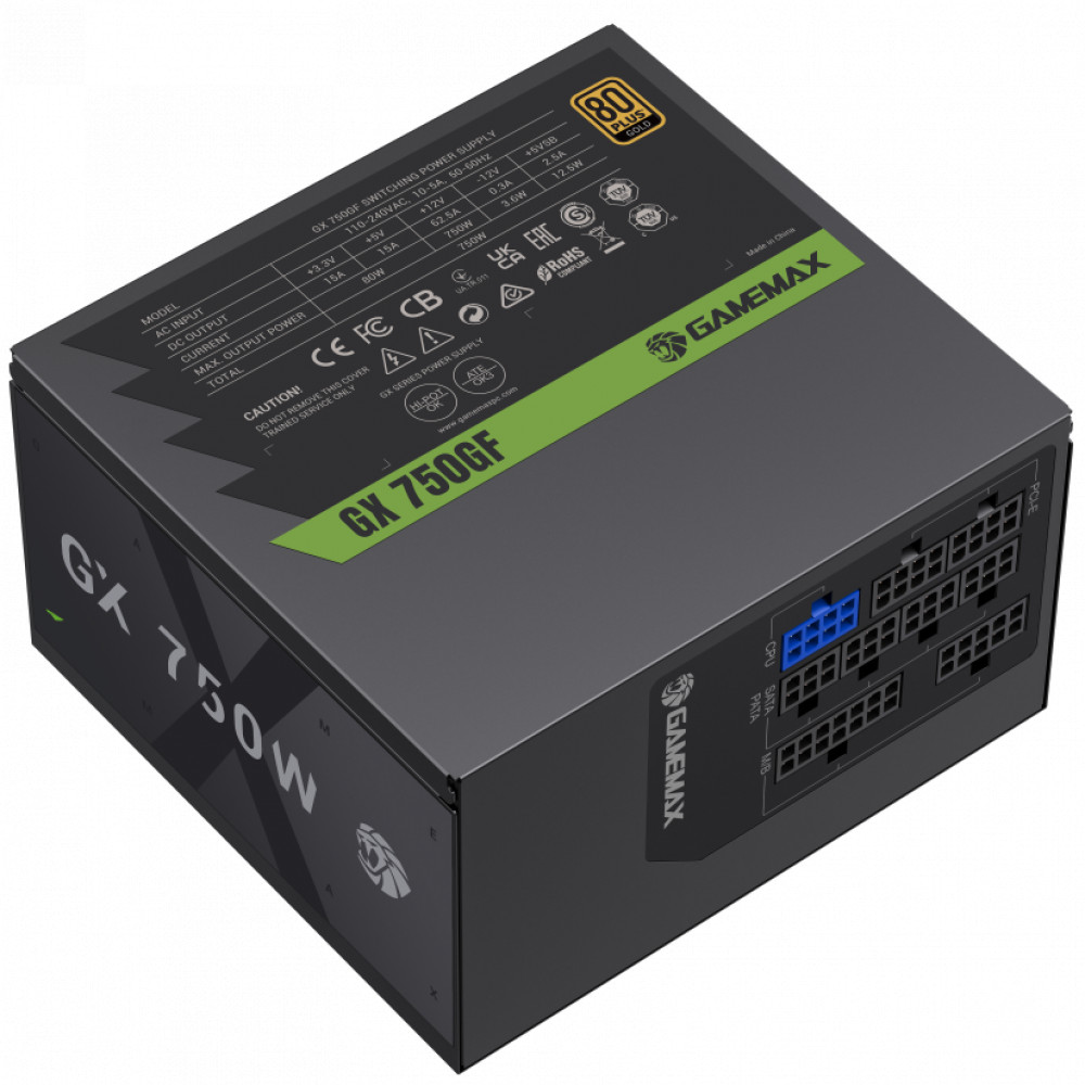 Блок питания GameMax GX 750GF Gold 2132-0750B0022 750 Вт - миниатюра 10