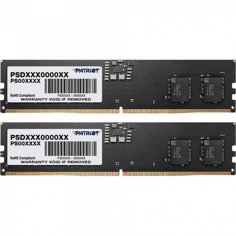 ОЗУ Patriot PSD564G5600K DIMM, DDR5, 64 Гб (2 х 32 Гб), 6000 МГц - миниатюра 2