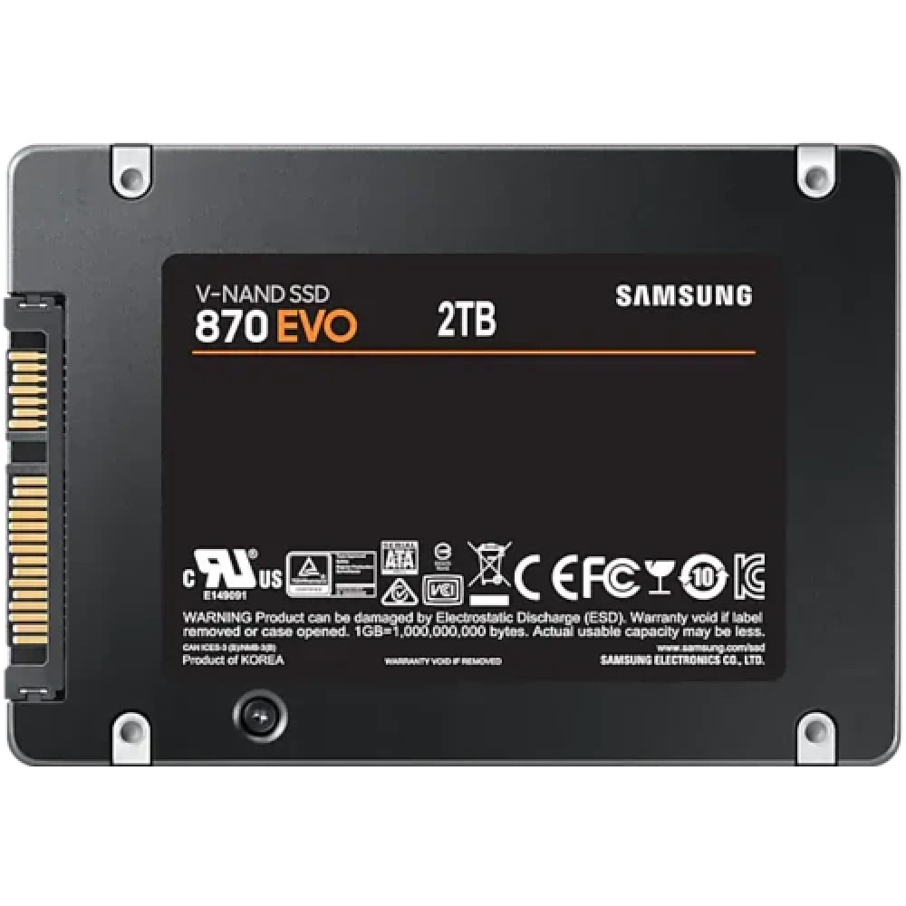 Жесткий диск Samsung 870 EVO MZ-77E2T0B/AM SSD (твердотельные), 2 ТБ, 2.5 дюйма, SATA - миниатюра 4