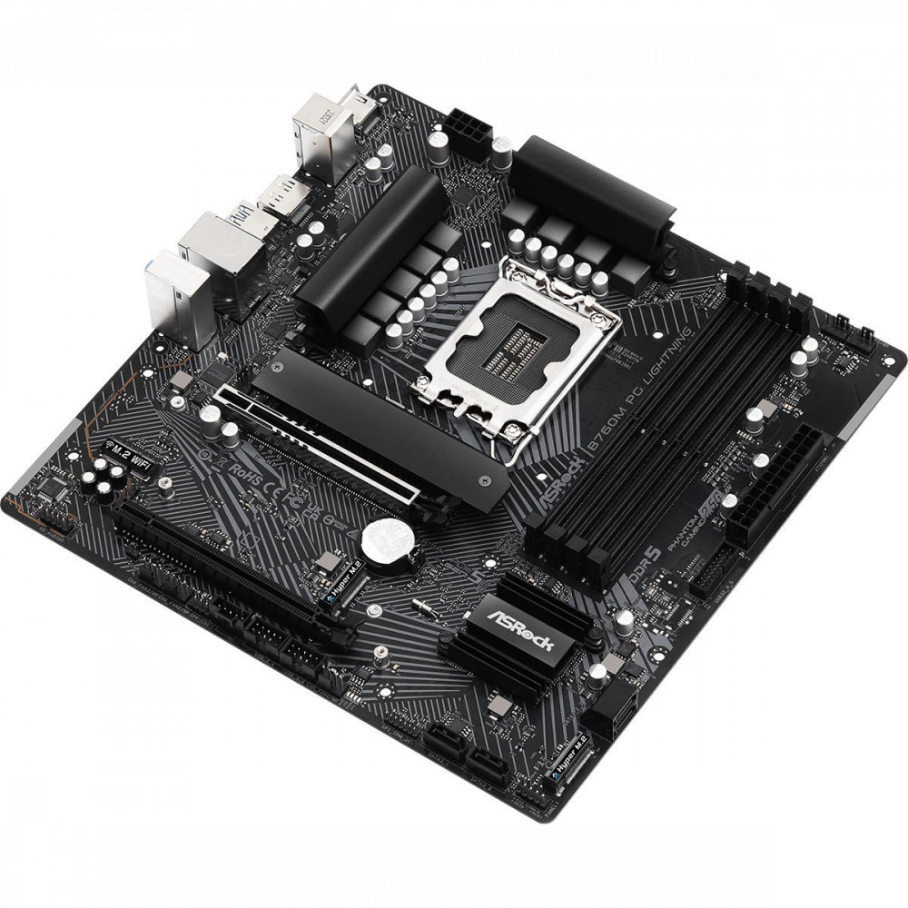 Материнская плата ASRock B760M PG LIGHTNING Micro-ATX, LGA 1700 - миниатюра 10