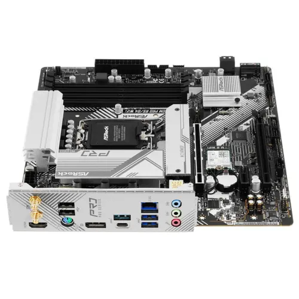 Материнская плата ASRock B760M PRO RS/D4 WIFI Micro-ATX, LGA 1700 - миниатюра 8