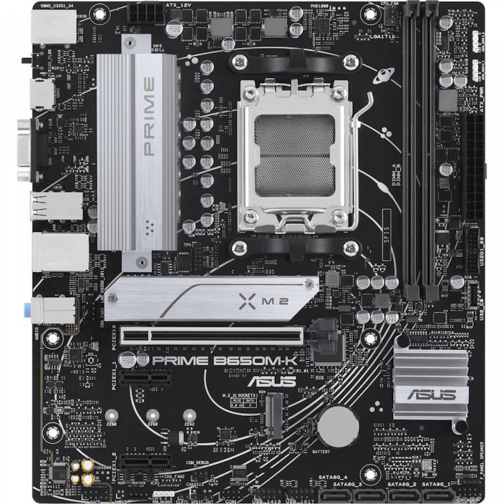 Материнская плата Asus F0GJ00PVRU PRIME B650M-K Micro-ATX, AMD AM5 - миниатюра 8