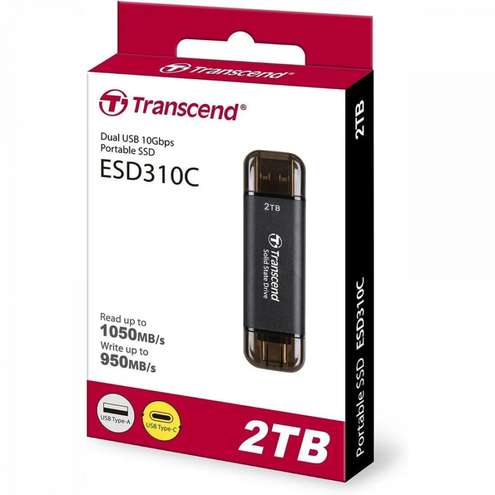 Внешние накопители Transcend ESD310C TS2TESD310C 2 ТБ - миниатюра 6