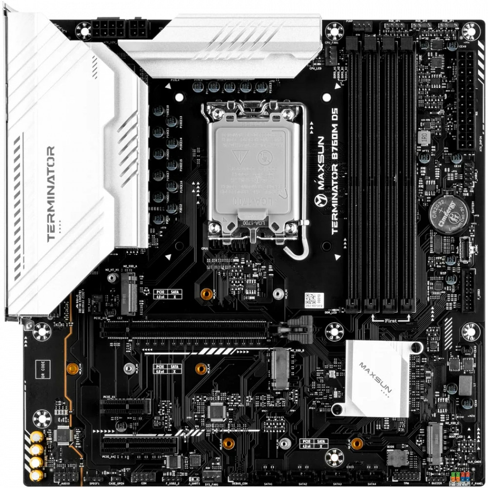 Материнская плата Maxsun MS-Terminator B760M D5 V2 Micro-ATX, LGA 1700 - миниатюра 3