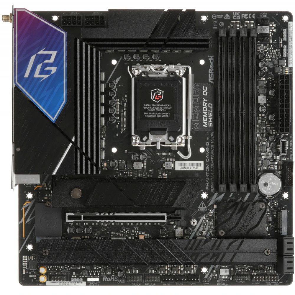 Материнская плата ASRock B860M Lightning WiFi Micro-ATX, LGA 1851 - миниатюра 4