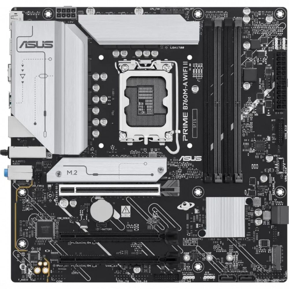 Материнская плата Asus Prime B760M-A Wifi II PRIME B760M-A WIFI II Micro-ATX, LGA 1700 - миниатюра 7