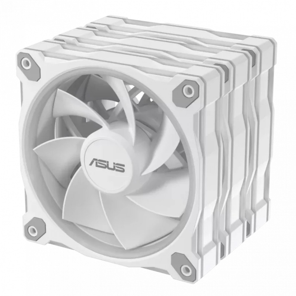 Система охлаждения Asus PRIME MR120 FAN ARGB REVERSE WHITE 3IN1 Для системного блока - миниатюра 6